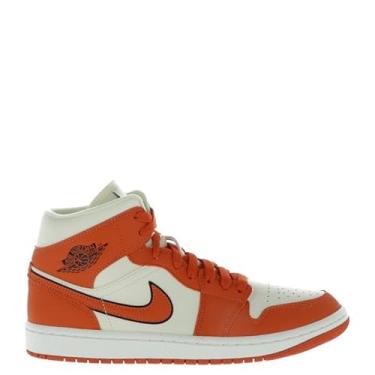 Imagem de Nike Tênis feminino Air Jordan 1 Mid SE, Coconut Milk Sport Spice Preto, 35