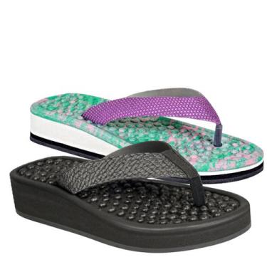 Imagem de Chinelo Feminino Ortopédico Para Esporão e Facite Plantar Alivio Imedi