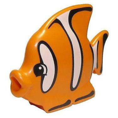 Imagem de Minifigura de brinquedo LEGO DUPLO Animal Orange Butterfly Fish Nemo -