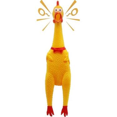 Imagem de Dog Toy Novelty Square Squawking Chicken para todas as idades - Gloome