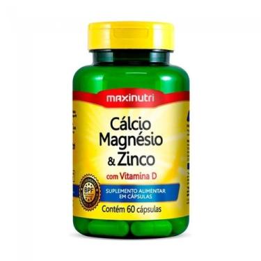 Imagem de Cálcio, Magnésio e Zinco com Vitamina D (60 caps) - Padrão: Único - Ma