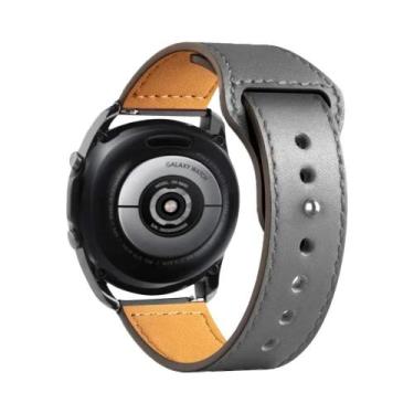 Imagem de Pulseira De Couro Unissex Compatível Com Samsung Galaxy Watch 7/6/5/Pr