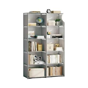 Imagem de Estante De Livros De Múltiplas Camadas De Fácil Montagem, Organizador 