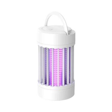 Imagem de Lâmpada Elétrica UV Recarregável USB Para Matar Mosquitos, Silenciosa,