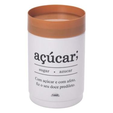 Imagem de Potes Porta Café e Açúcar 1,15L com Tampa Plug Plasútil - Plasutil, BR