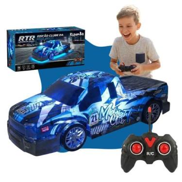 Imagem de Caminhonete Carrinho Pick-up Racing Controle Remoto 2.4ghz Sport Ilumi