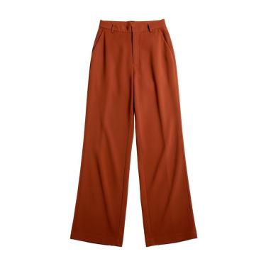 Imagem de Calça Hering Feminina Reta Em Alfaiataria Peach Touch-Feminino