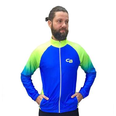 Imagem de Jaqueta Spirit Inverno Ciclismo Poliéster Cabani Cinza Estampado Manga Longa Masculino-...