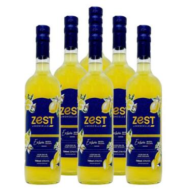 Imagem de Licor Fino de Limão Siciliano Zest Limoncello 700ml 6un