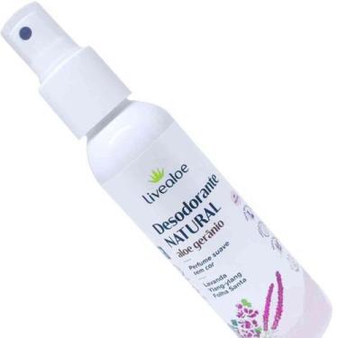 Imagem de Desodorante Natural Aloe Gerânio 60ml Livealoe