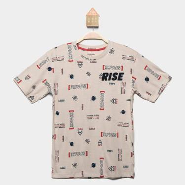 Imagem de Camiseta Infantil Hering Casual Menino, Bege, 6A