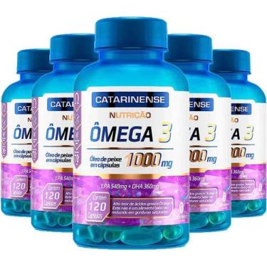 Imagem de Kit omega 3 catarinense 1000mg 600 cápsulas