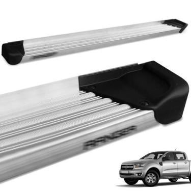 Imagem de Estribo Lateral Ranger CD 2013 a 2020 Aluminio Natural A3 - Gtnox