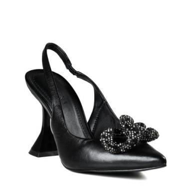 Imagem de Sapato Feminino Slingback Lia Line Preto, 36