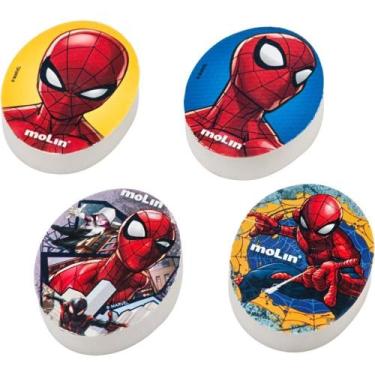 Imagem de Borracha Decorada Spider MAN 4 Modelos CX.C/20 - Molin