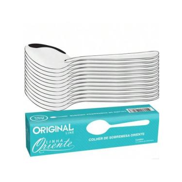 Imagem de Kit 12 colher sobremesa oriente original line
