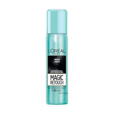 Imagem de Spray Retoque de Raiz Instantâneo Magic Retouch, L'Oréal Paris, Preto, Instantâneo Magic