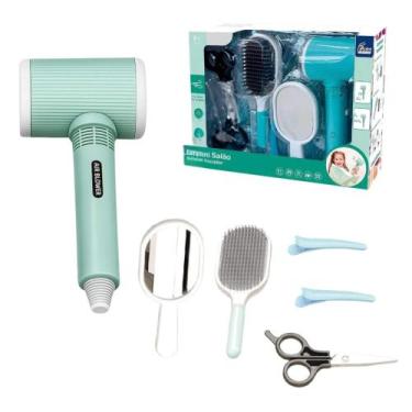 Imagem de Brinquedo Infantil Kit Mini Salão - Secador e Acessórios Fenix - LKS-6