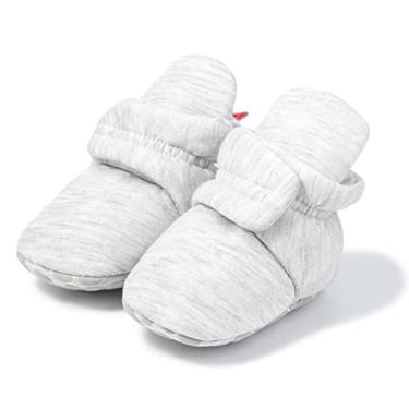 Imagem de Babelvit Botas de lã macia para bebês recém-nascidos, meninos, meninas, meias antiderrapantes para bebês primeiros andadores de inverno, 01b Little Gray, 6-12 meses