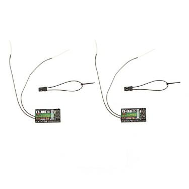 Imagem de GoolRC 2Pcs 2.4G Flysky FS-iA6 6 Channel Remote Control Receiver with Double Antenna Compatible Flysky i4 i6 i10 GT2E GT2F GT2G Transmitter