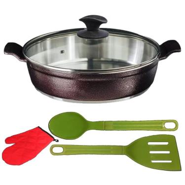 Imagem de Frigideira Cereja Alumínio Fundido Usinado TLuva 04 30cm