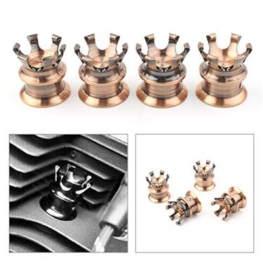 Imagem de FINMOKAL Parafuso de cabeça de motocicleta tampa coroa tampa do motor para Sportster XL883 1200