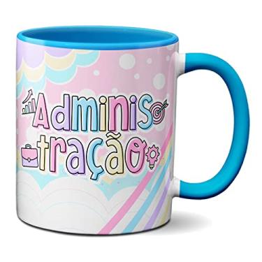 Imagem de Caneca Administração Criativa Fofa Administradora Profissão (Azul)