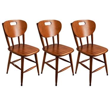 Imagem de kit com 3 cadeiras para mesa de jantar moderna - Empório Tambo
