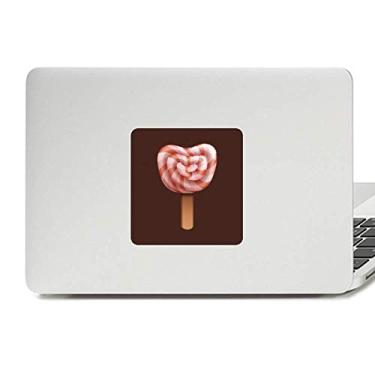 Imagem de Adesivo de vinil para laptop com sorvete vermelho de sorvete e picolés