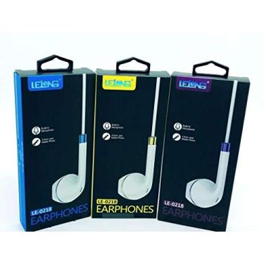 Imagem de Fone De Ouvido Lelong Le 0218 Branco Com Azul