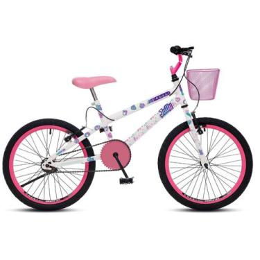 Imagem de Bicicleta Aro 20 Infantil Colli Mtb Rosa-Com Cesta
