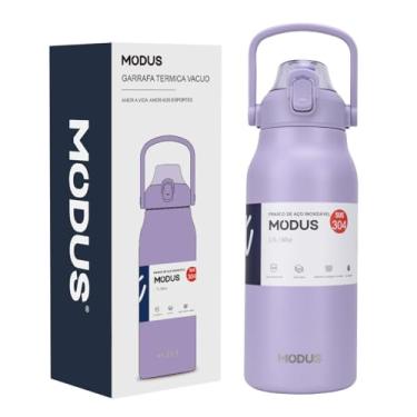 Imagem de MODUS Garrafa Termica de Aço Inoxidável Isolada de Grande Capacidade com Canudo 1700ml...