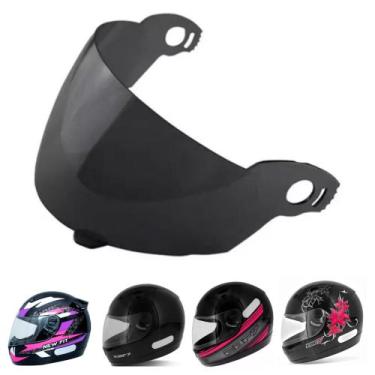 Imagem de Viseira Capacete Moto Ebf Fit 08 Ebf Rox Ebf 7 - Polivisor, Fume