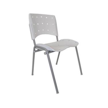 Imagem de Cadeira Secretaria Ergoplax Fixa BC - Maiart, Branco