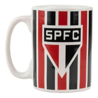 Imagem de Caneca Porcelana 300ml - São Paulo Tricolor - Mileno