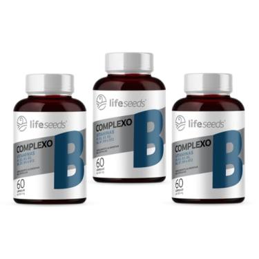 Imagem de Complexo B - Vitaminas B1, B2, B3, B5, B6, B7, B9 e B12 – 3 Potes – 180 Cápsulas (6 Meses)
