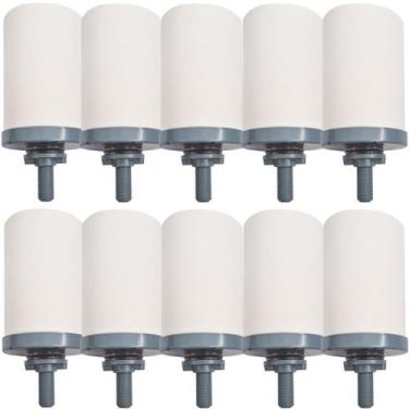 Imagem de Kit 10 Velas Acquamar Cerâmica Acquapure Branco