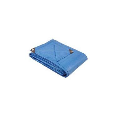 Imagem de Lona 6 x 7 azul polietileno  6129076000  vonder