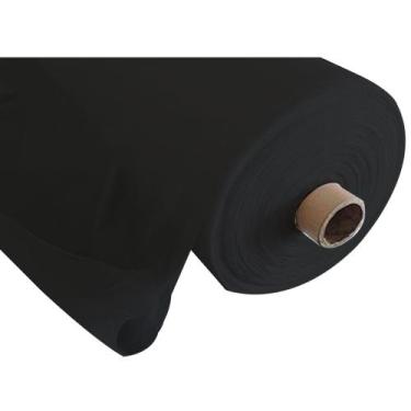 Imagem de Entretela de Malha Colante Preta 40gr - 5 Metros - Kora Entretelas