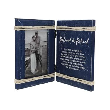 Imagem de Pavilion Gift Company - Relaxado e aposentado – Moldura articulada de 14 x 19 cm, comporta 10 x 15 cm, presente de lembrança pop pop para aposentadoria avó avó mimi, vovô, papai, pop pop