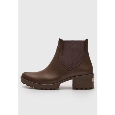 Imagem de Bota Chelsea Colcci Logo Marrom Colcci TRATORADA feminino