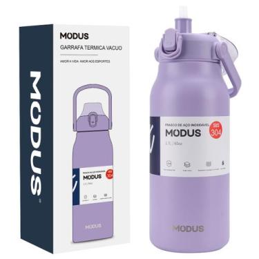 Imagem de Garrafa Térmica de Água Café Suco Aço Inox Portátil 1,7 Litros Bebida 