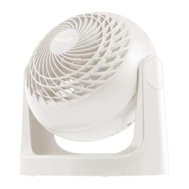 Imagem de Ventilador de mesa IRIS USA WOOZOO, circulador de ar, 3 velocidades, distância máxima de ar de 15,8 m, inclinação ajustável de 360°, motor silencioso de 30 db, ventilador para quarto, escritório