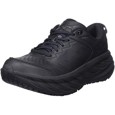 Imagem de HOKA Bondi feminino antiderrapante, Preto/preto, 34
