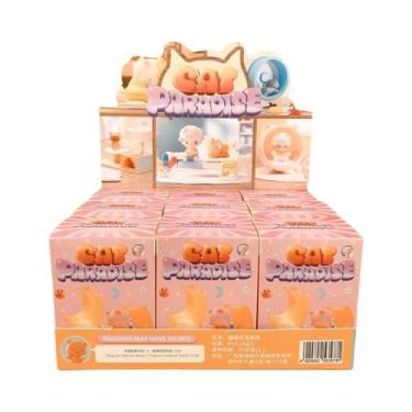 Imagem de Dimoo Cat Park Series Blind Box Enfeite De Mesa Feito À Mão Brinquedo 