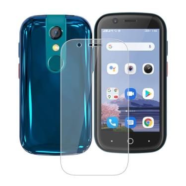 Imagem de [1 unidade] Protetor de tela Unihertz Jelly 2, película de vidro temperado com dureza 9H, antiarranhões, sem bolhas, película protetora para Unihertz Jelly 2 (7,8 cm)