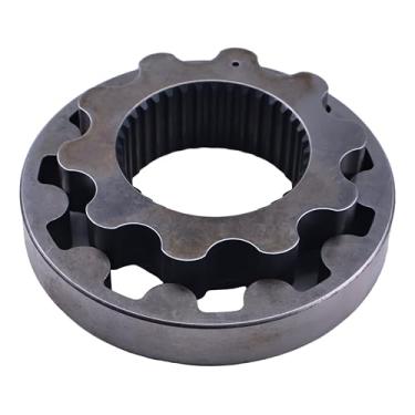 Imagem de YUXSOUQ Bomba de óleo 1C010-35070 compatível com motor diesel Kubota V3300DI V3600 V3800 compatível com minicarregadeira Hyundai HSL850-7