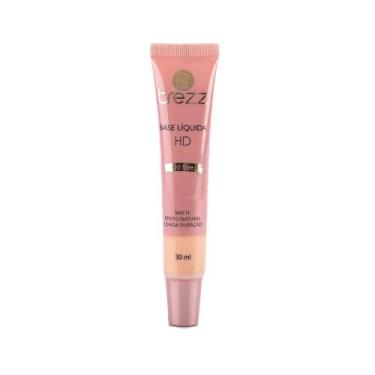 Imagem de Base Líquida Matte Trezz Média a Alta Cobertura Uniforme 30ml, T01