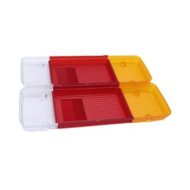 Imagem de Generic 2x Lente de lanterna traseira Peças de reposição Lado do motorista e passageiro, Acessórios automotivos, Fácil de instalar Alto desempenho para picape