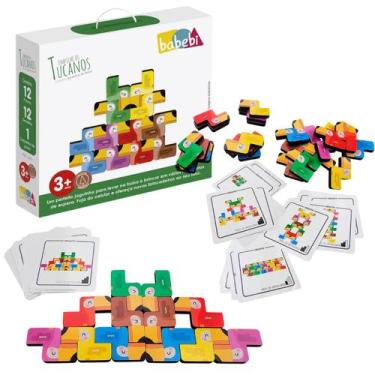 Imagem de Empilhe Tucanos - Brinquedo Educativo e Pedagógico de Estratégia para 